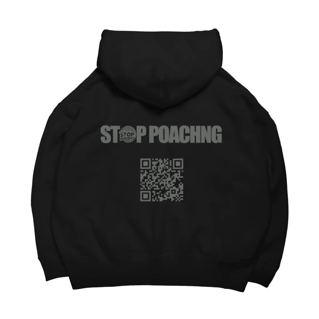 STOP POACHNGのSTOP POACHNG（シルバーバックゴリラ） Big Hoodie