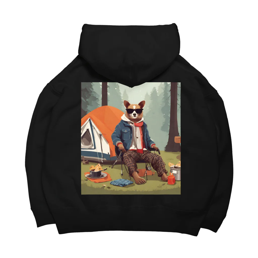 kowarororoのベテランキャンパー犬 Big Hoodie