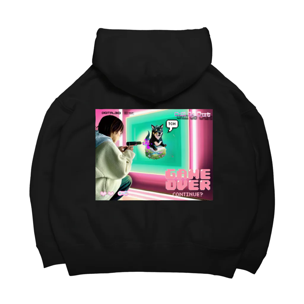 Mameshi8のマメ柴チルちゃん　レトロゲーム Big Hoodie