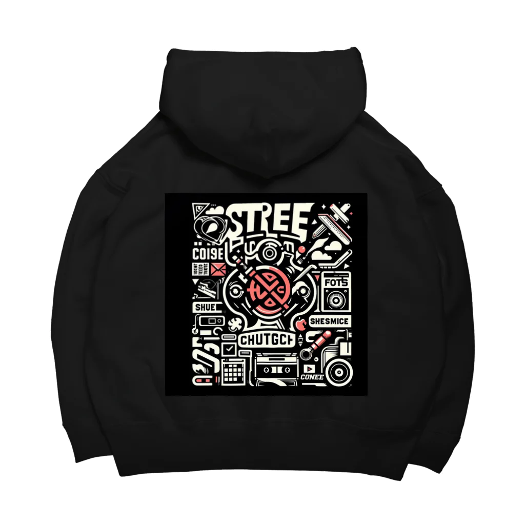 チーム•サテライトのstreet-α Big Hoodie