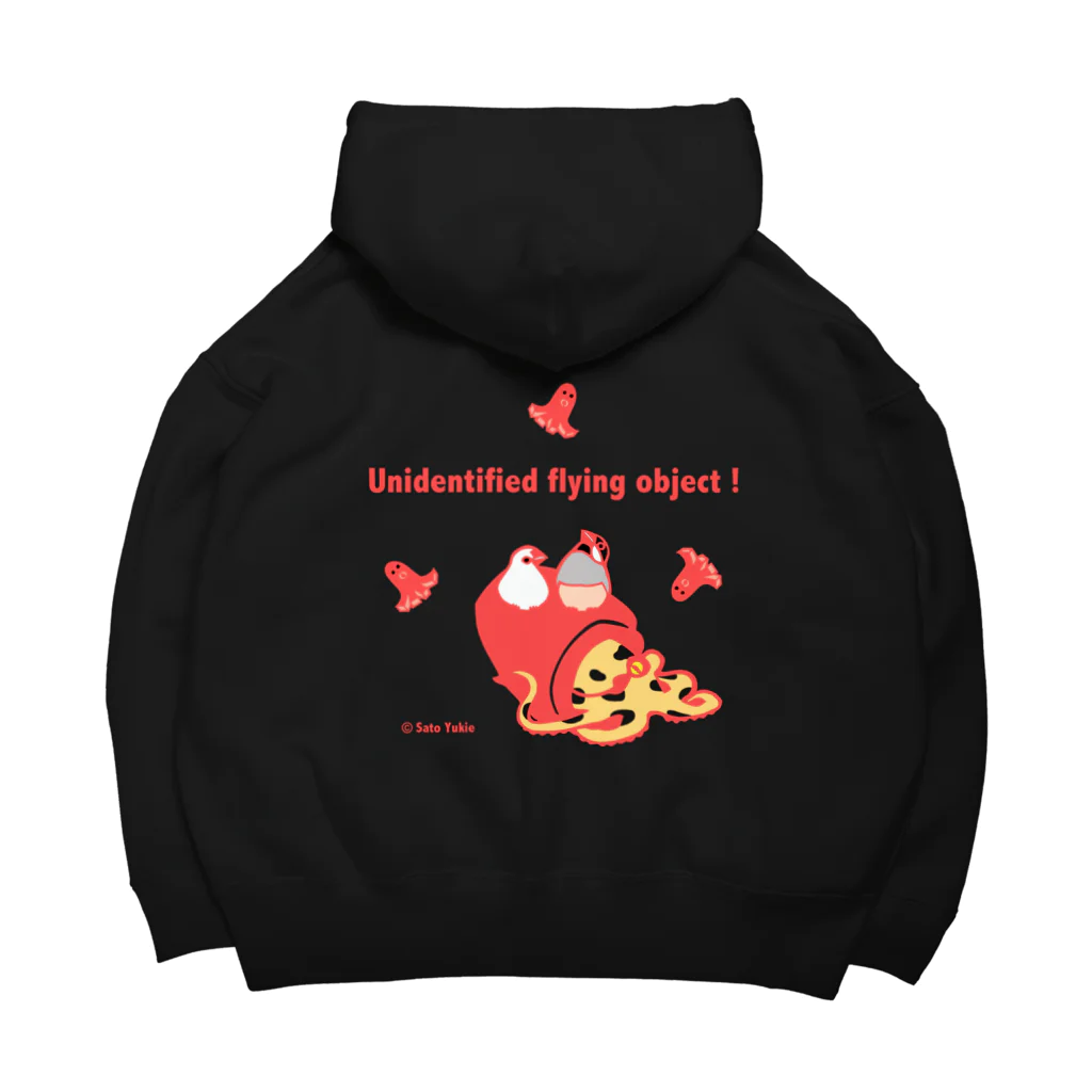 サトウユキエの未確認飛行物体！（文鳥） Big Hoodie