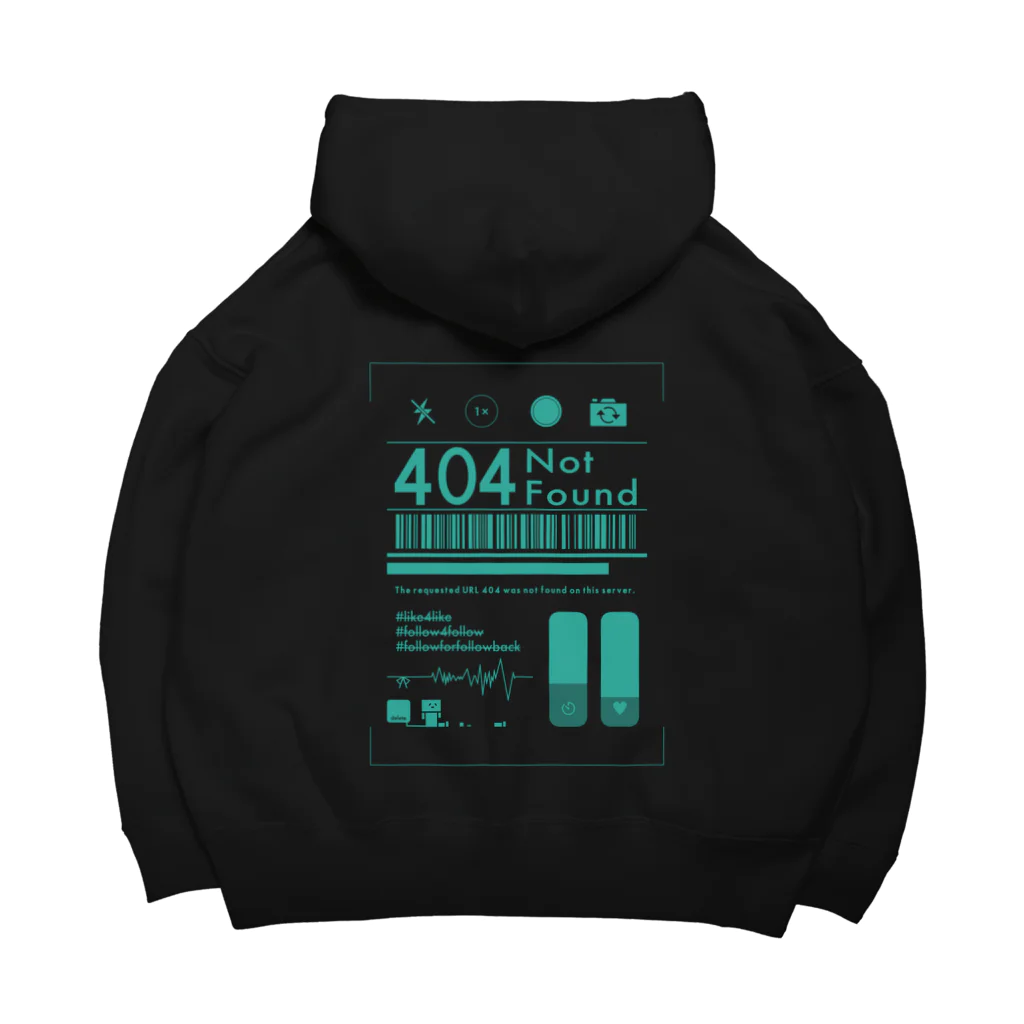 ノブ太のアパレルの悩める若者サイコグリーン Big Hoodie