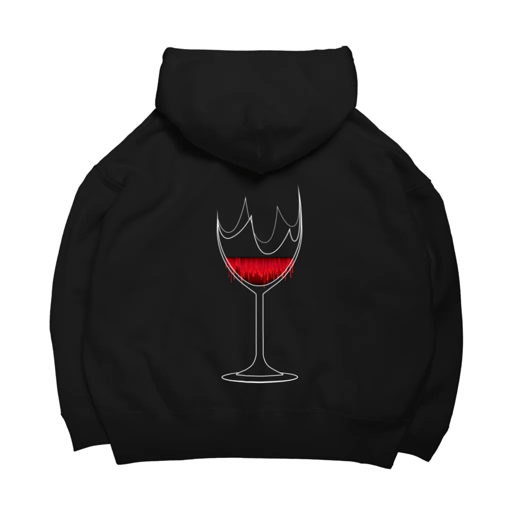 TIMRPのWine ビッグシルエットパーカー