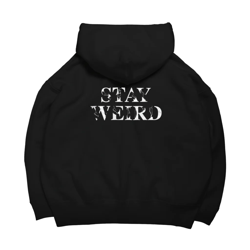 #100DaysOfArtMovementの23/24_Stay Weird Big Hoodie