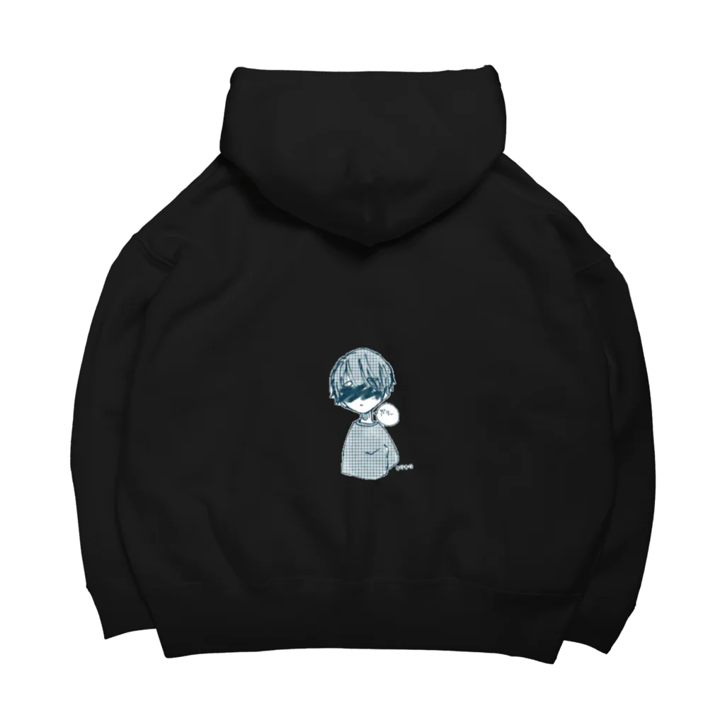 ねむ(昼寝)の無気力くん Big Hoodie