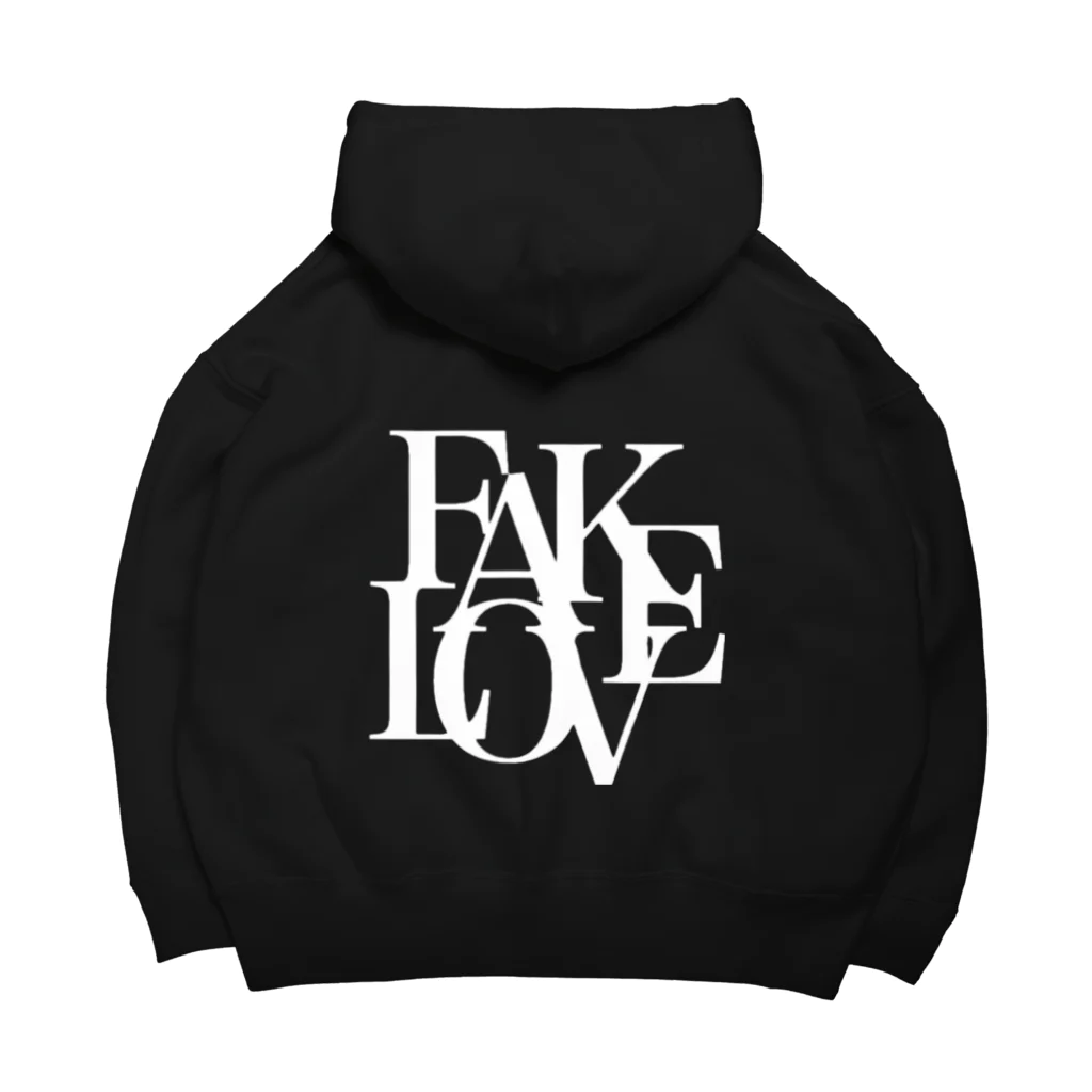 faveのfakelove ビックシルエットパーカー ビッグシルエットパーカー