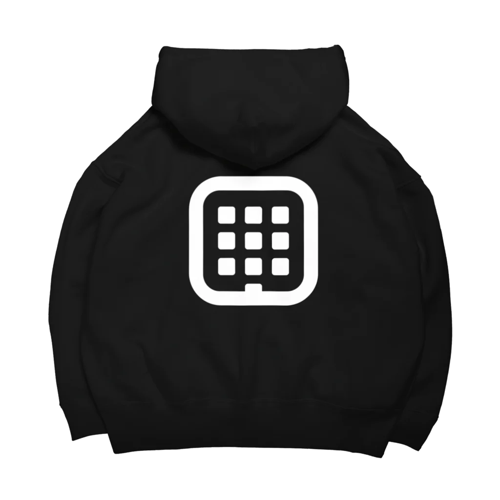 アプリファクトリーはるniのグッズ工房のはるniアイコン（白）【両面印刷】 Big Hoodie