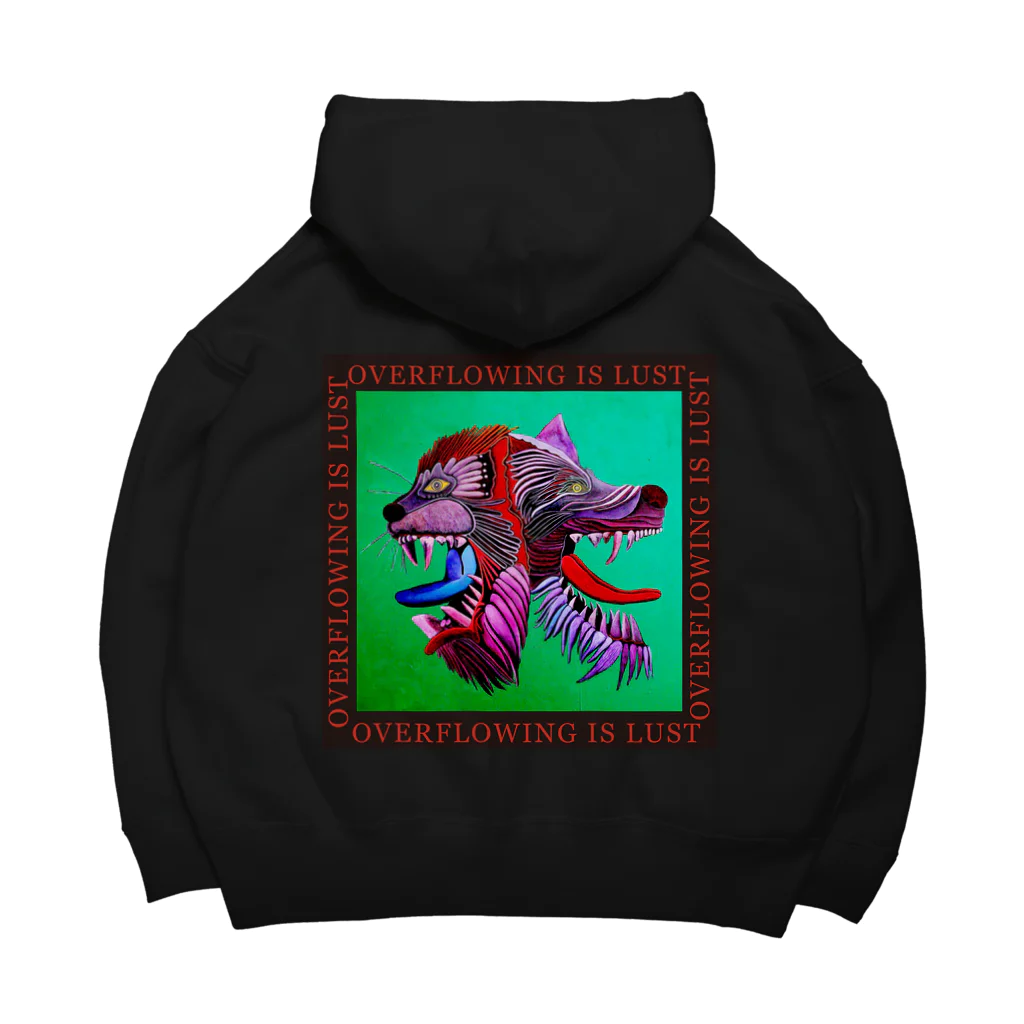 kahoabe_artworks_shopの張り裂けるばかりのもの SWEAT Big Hoodie