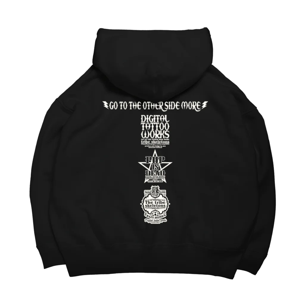 DIGITAL TATTOO WORKS/sickのDay of the Dead Big Hoodie