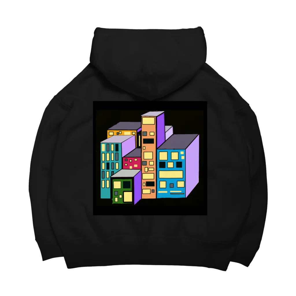 yuNoのUnsleeping town. Big Hoodie