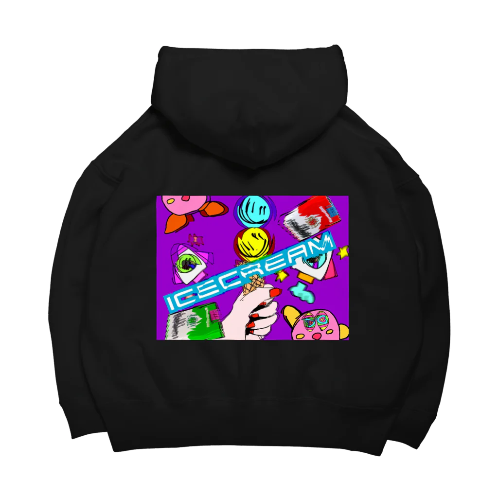 ICECREAMのICECREAM  普通ver. Big Hoodie