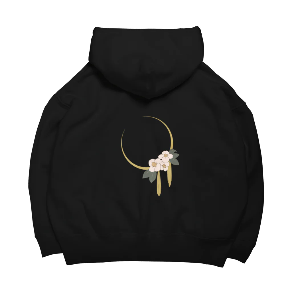 ⛩こまさん⛩の白椿ビッグシルエットパーカー Big Hoodie