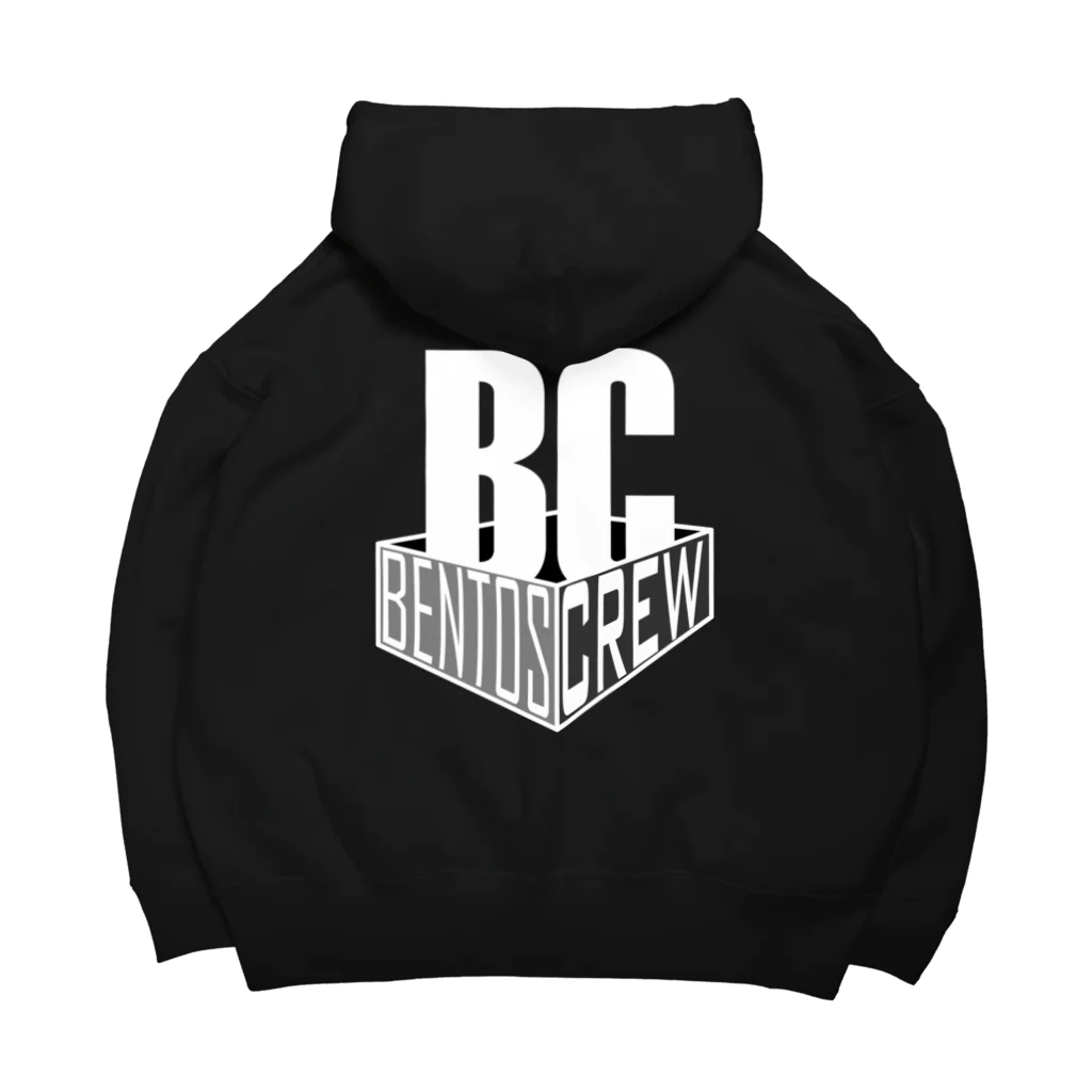 弁当ズのBENTOS LOGO White Big Hoodie