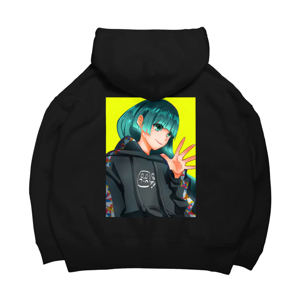 Fujisato's shopのマシュマロくんとノヤちゃん Big Hoodie