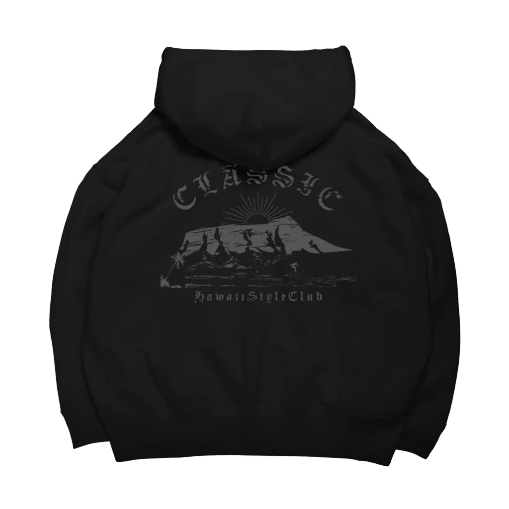 ハワイスタイルクラブの〔Back Print〕 Classic ビッグシルエットパーカー