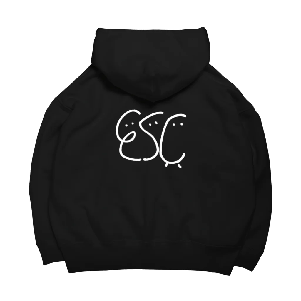 tacast放送局/教素のEscくん(くらしっく：墨） Big Hoodie