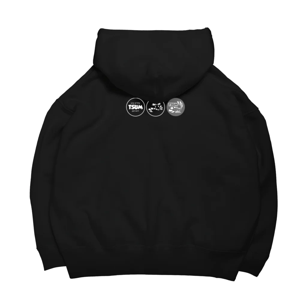 TSUMch aki.のあ！ 黒いBIGフーディー Big Hoodie