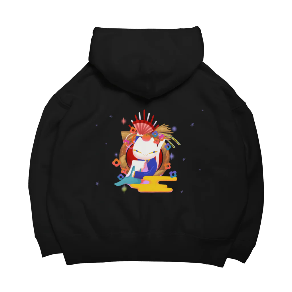 肉まんのめでたいねこ キラキラver. Big Hoodie