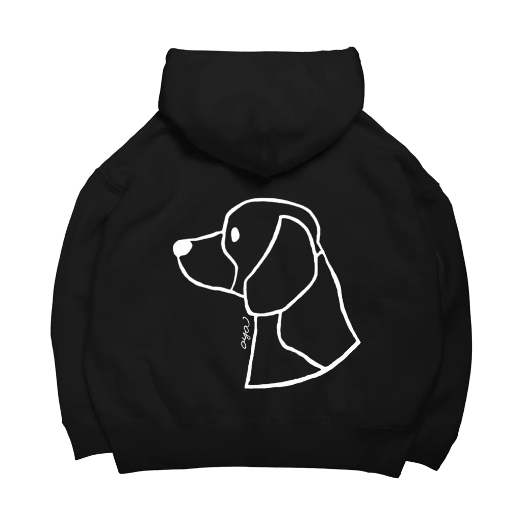 aya1のビーグル〈白線〉 Big Hoodie