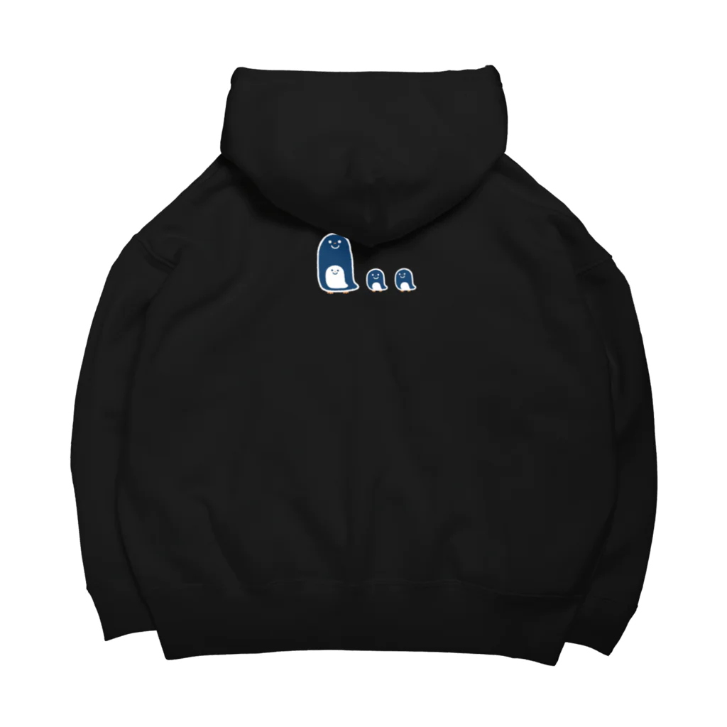 みやつち やえのペンギン親子合体 Big Hoodie