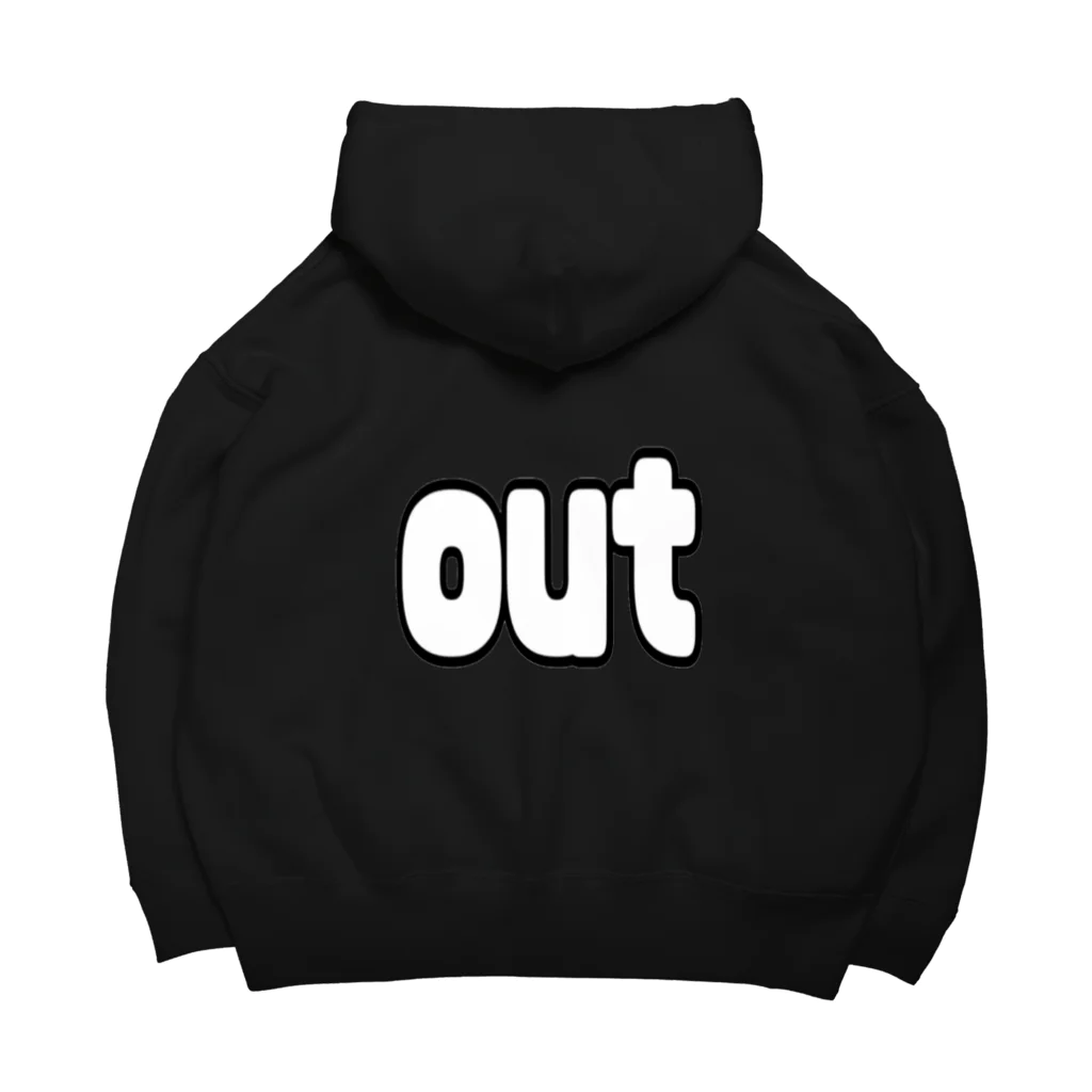 inko andのsafe／out Big Hoodie