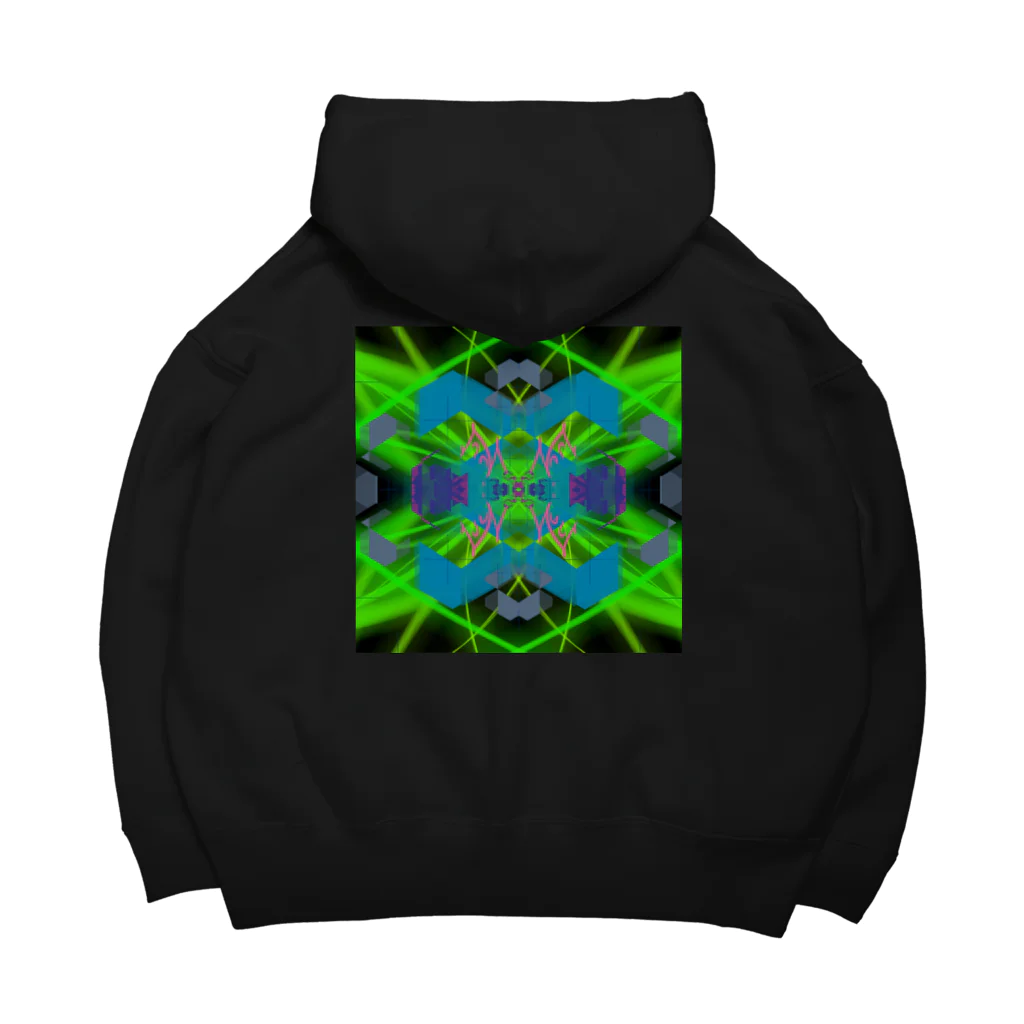 ひはせの幻惑的.破壊(黒) Big Hoodie