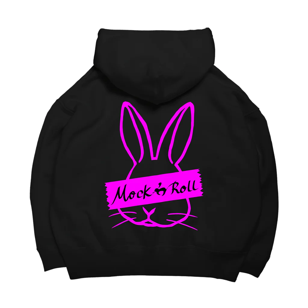 Mock’n Rollのmock’nroll 目隠しver. ピンク Big Hoodie