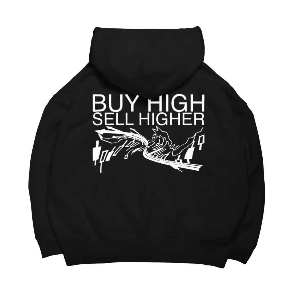 AURA_HYSTERICAのBuy high, sell higher ビッグシルエットパーカー