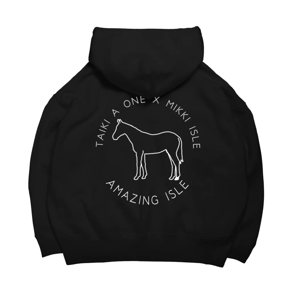 TaikiRacingClubShopのmarulogo【AMZ】siro Big Hoodie