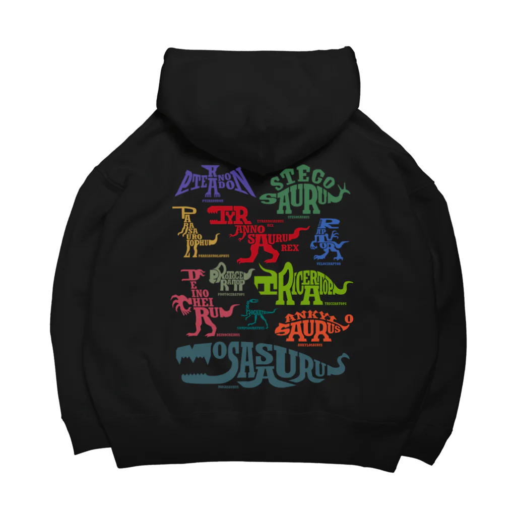 100cafeのモササウルス Big Hoodie