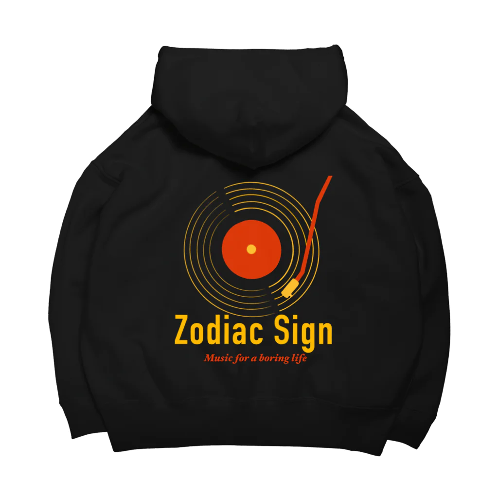 zodiac signの音楽 ビッグシルエットパーカー