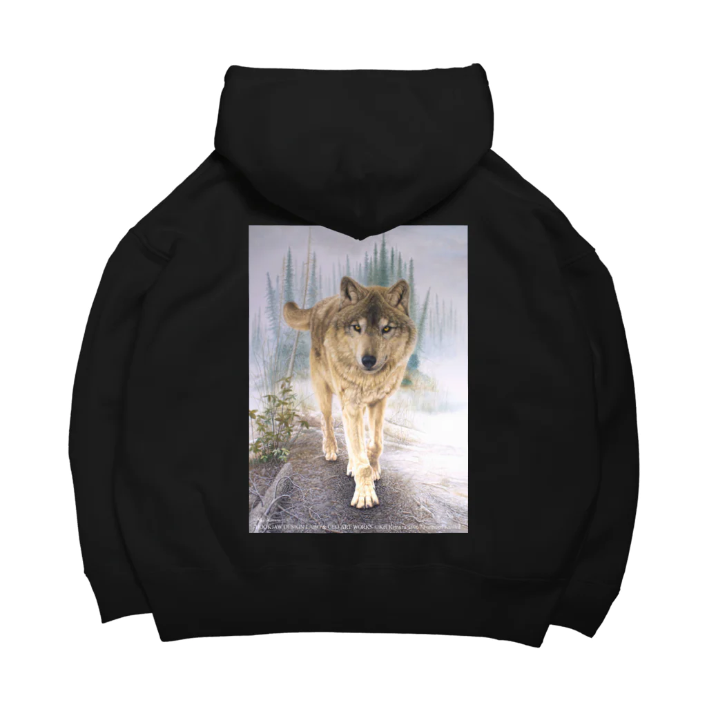 アラスカ野生動物画家きむらけいのF​o​r​e​s​t​ ​o​f​ ​K​a​s​i​l​o​f  Big Hoodie