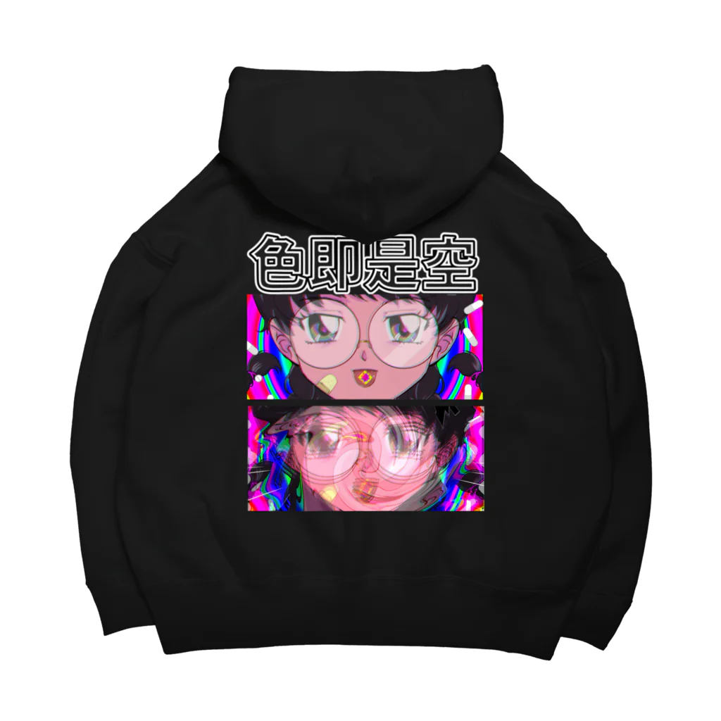 終身名誉かわいい担当のサイケデリック少女 Big Hoodie