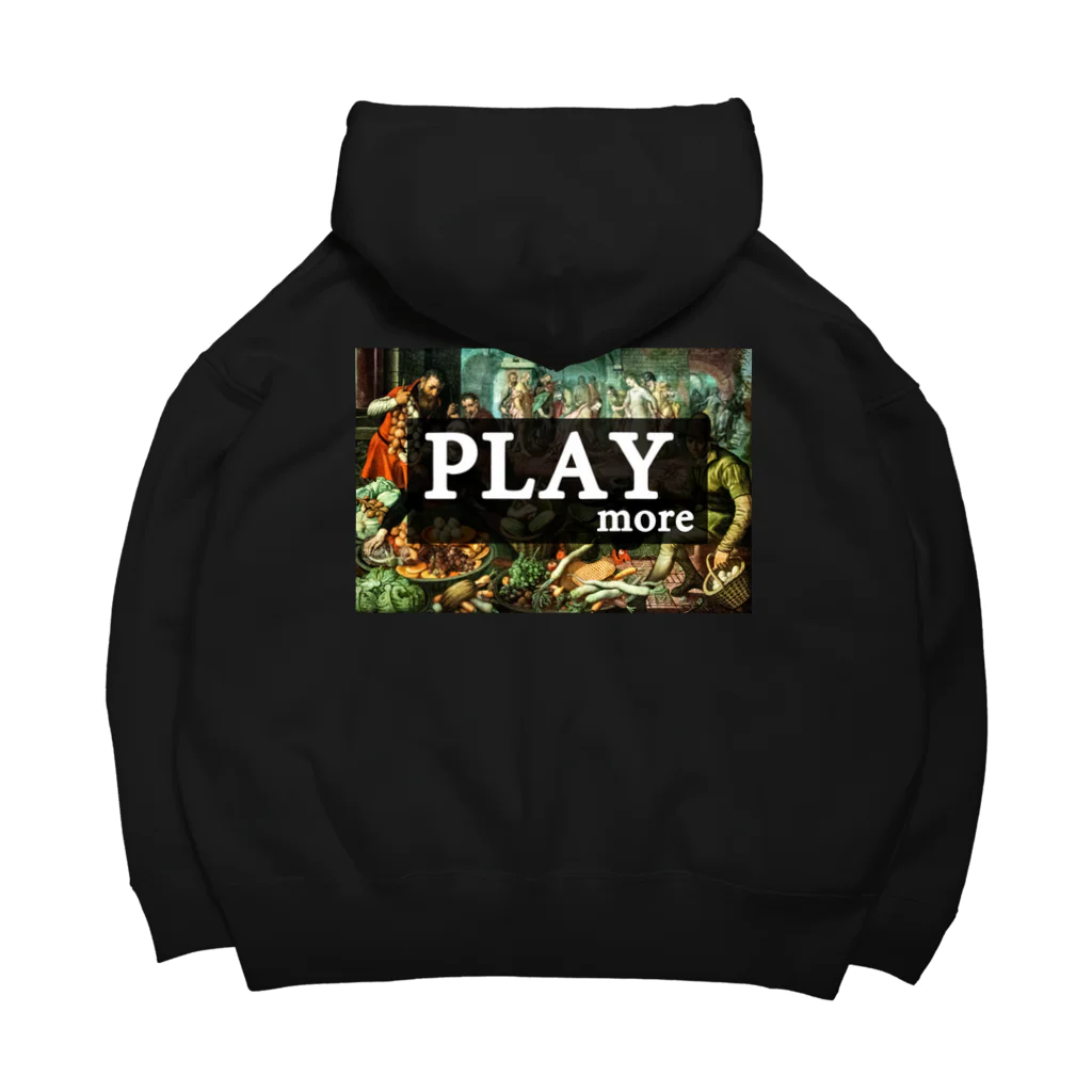 PLAY clothingのART STREET LOGO BL ② ビッグシルエットパーカー