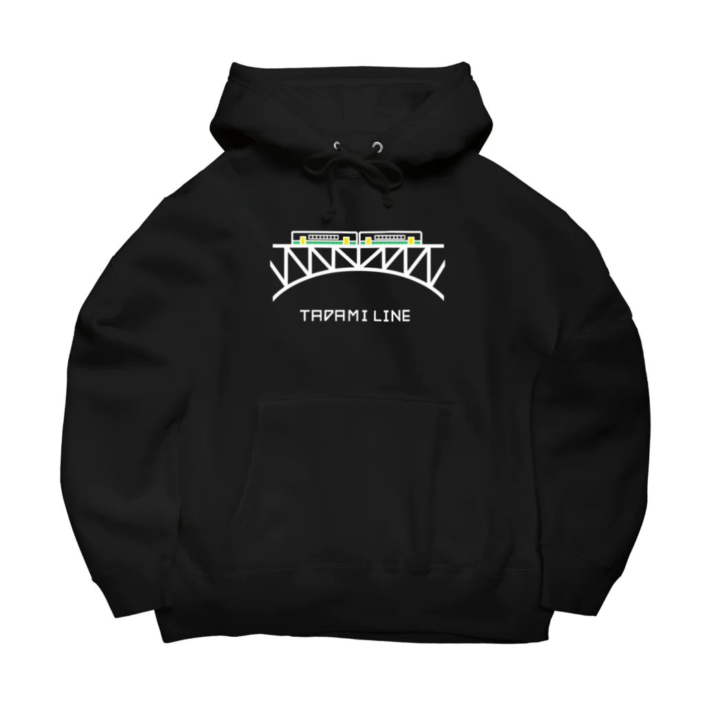 CHIYONの〖白〗【只見線】橋梁とキハE120形🚃🌉 Big Hoodie