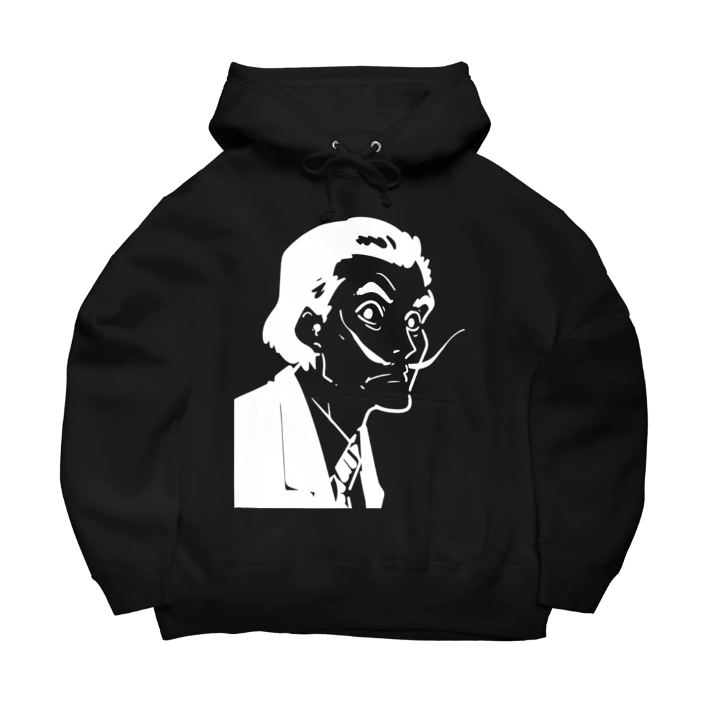 山形屋米店の白版＿サルバドール・ダリ(Salvador Dalí)  Big Hoodie