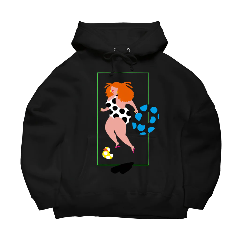 fig-treeの水玉の女03 Big Hoodie