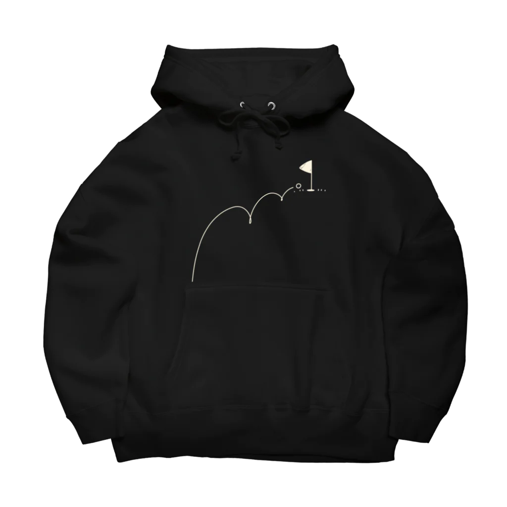 イラスト MONYAAT のホールインワン　ゴルフTシャツ Big Hoodie