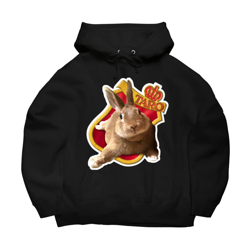 うさぎのうみちゃんねるショップのたろちゃんエンブレム-うさぎのうみのうさ友シリーズ Big Hoodie