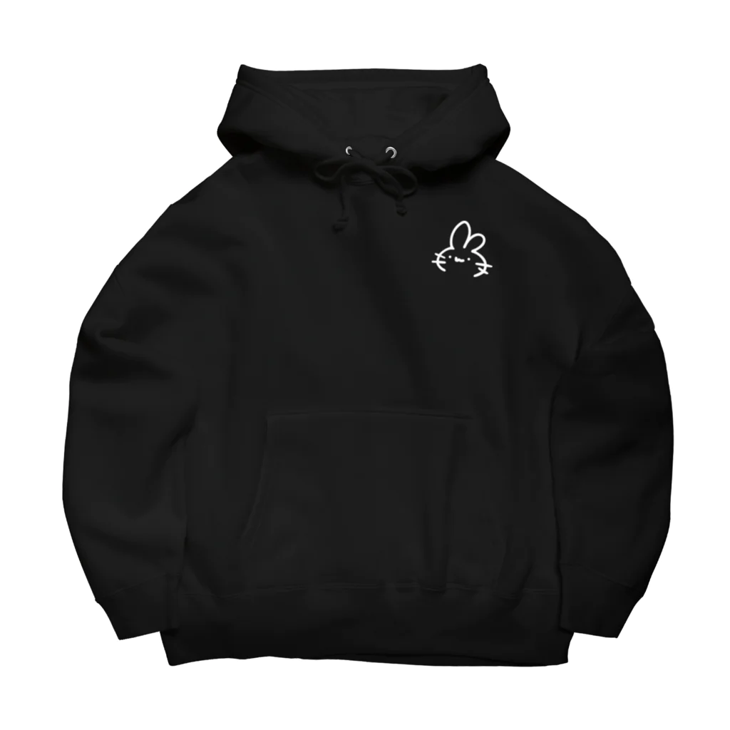 ふぁるふぁっれのお店の右下がりのウサギ Big Hoodie