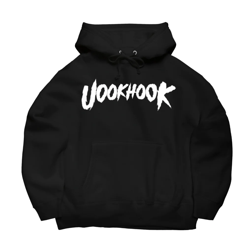UOOKHOOK ISLANDのUookHook logo_w ビッグシルエットパーカー