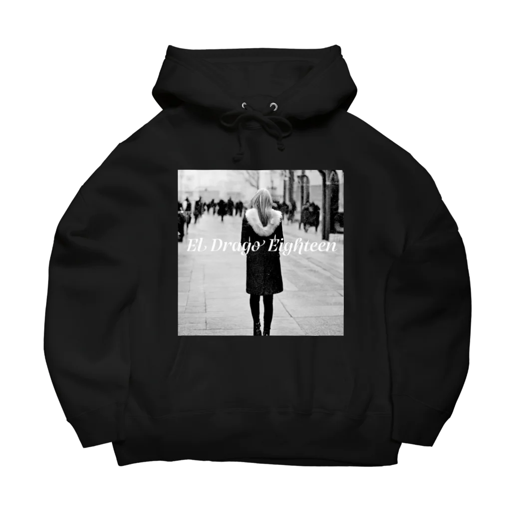 El Dracoのthe winter town Big Hoodie