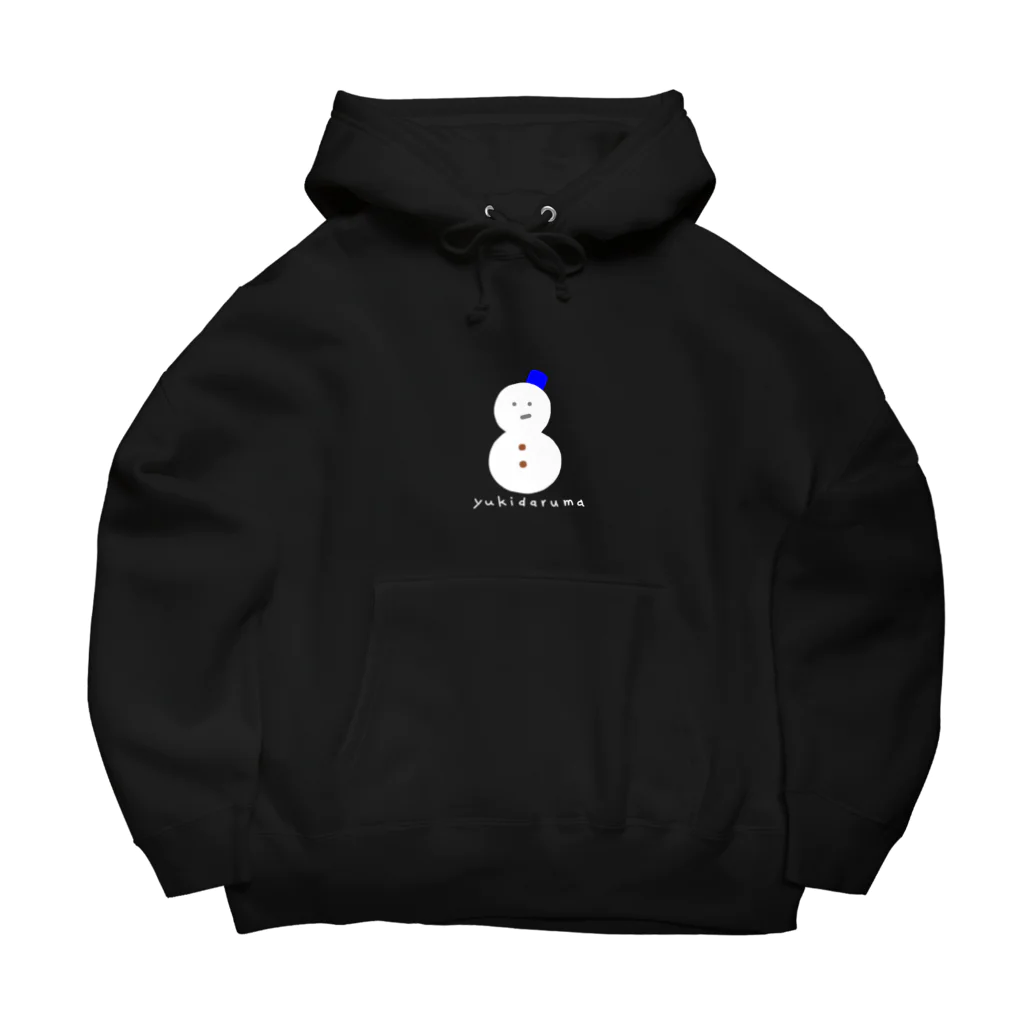 クリオネショップの雪だるま（青帽子） Big Hoodie