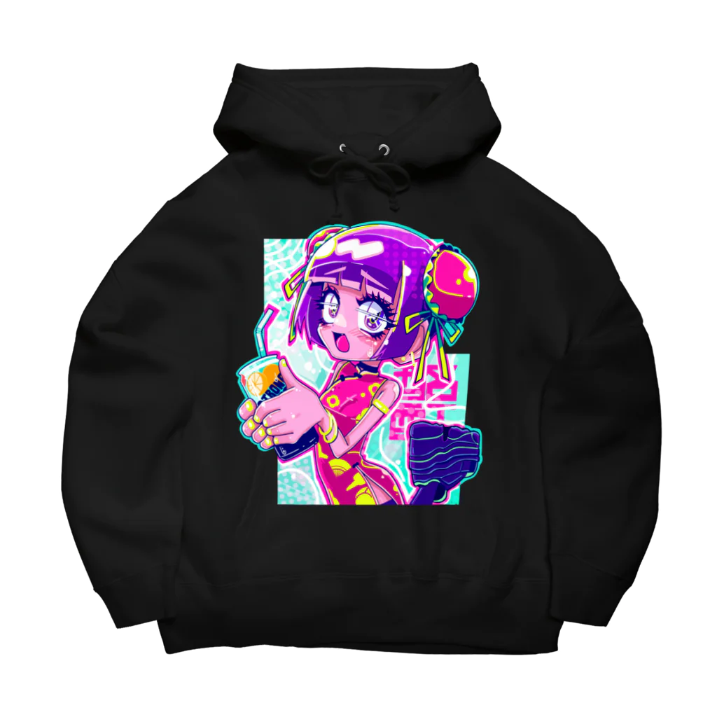 酩酊中華の酩酊中華 90's style Big Hoodie