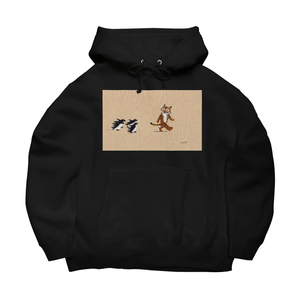 segasworksのトラちゃんとペンギンたち Big Hoodie