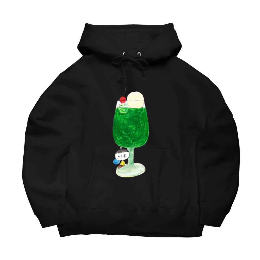 iii sum+ illustrationのmelon soda Big Hoodie