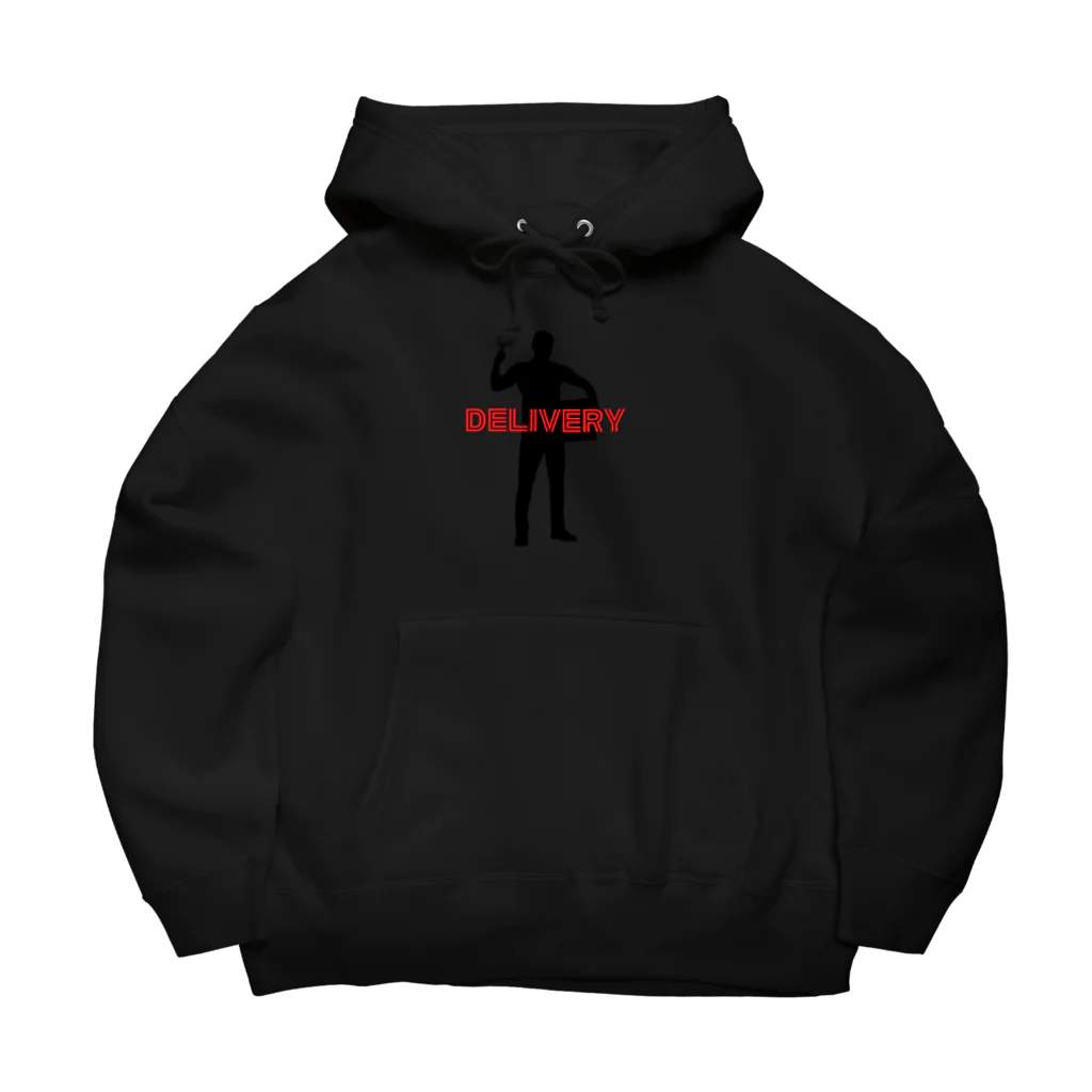 freenotomoの配達員アイテム　” delivery” Big Hoodie