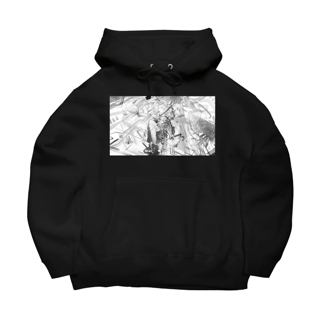 バチカアフのBathycaphe004 Big Hoodie