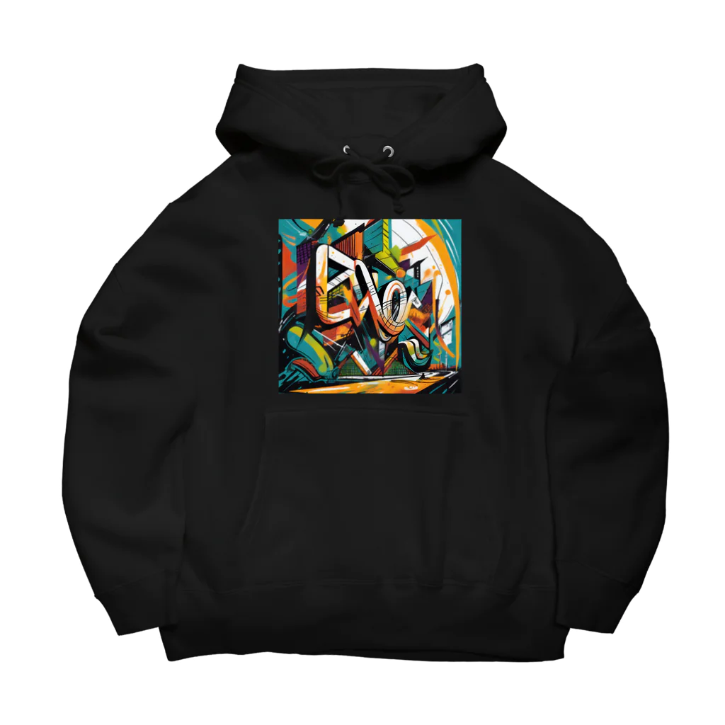 のんびりアート工房のストリートアート Big Hoodie