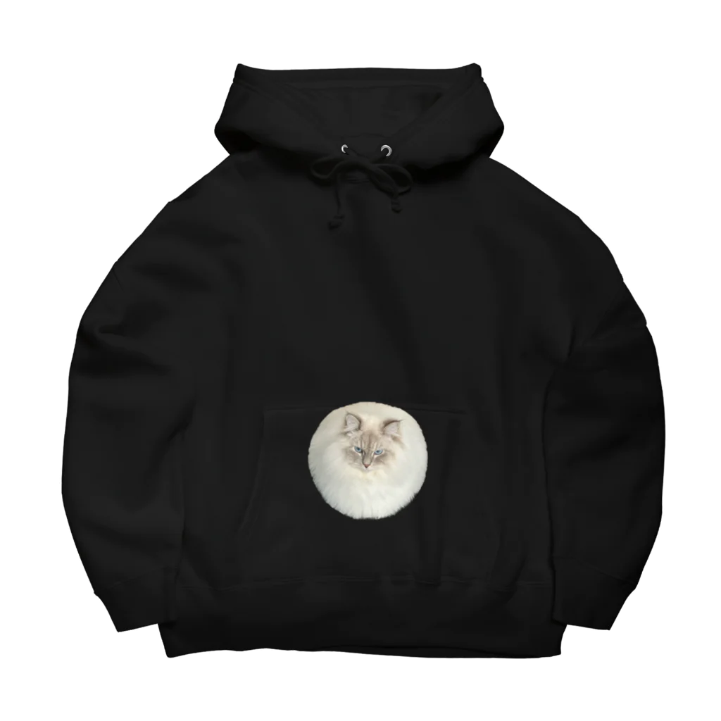 まんまる猫いれぶんのまんまる猫いれぶん Big Hoodie